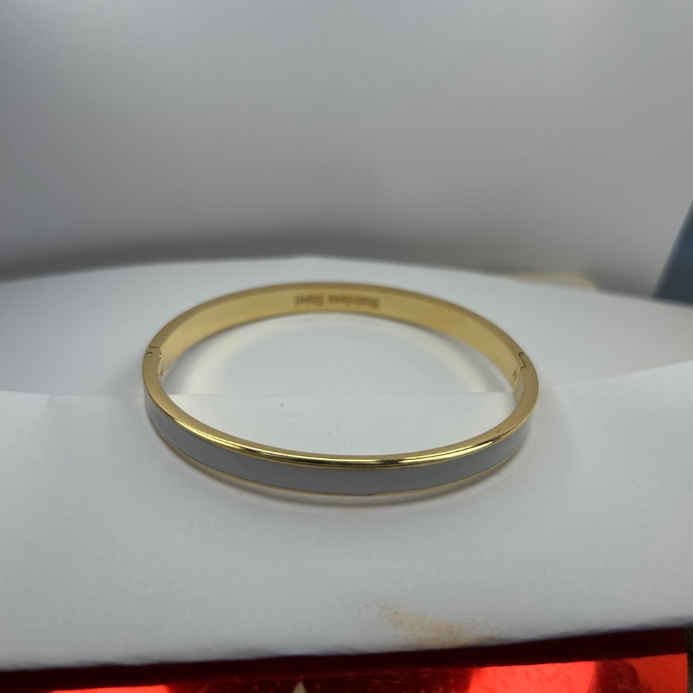 White and Gold Bracelet New